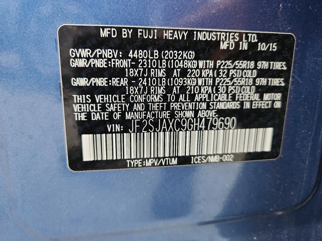 Subaru Forester 2.5i Touring