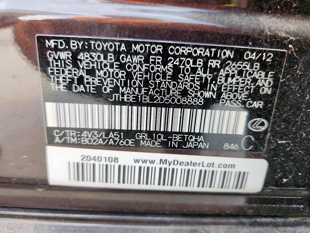 Lexus Gs 350