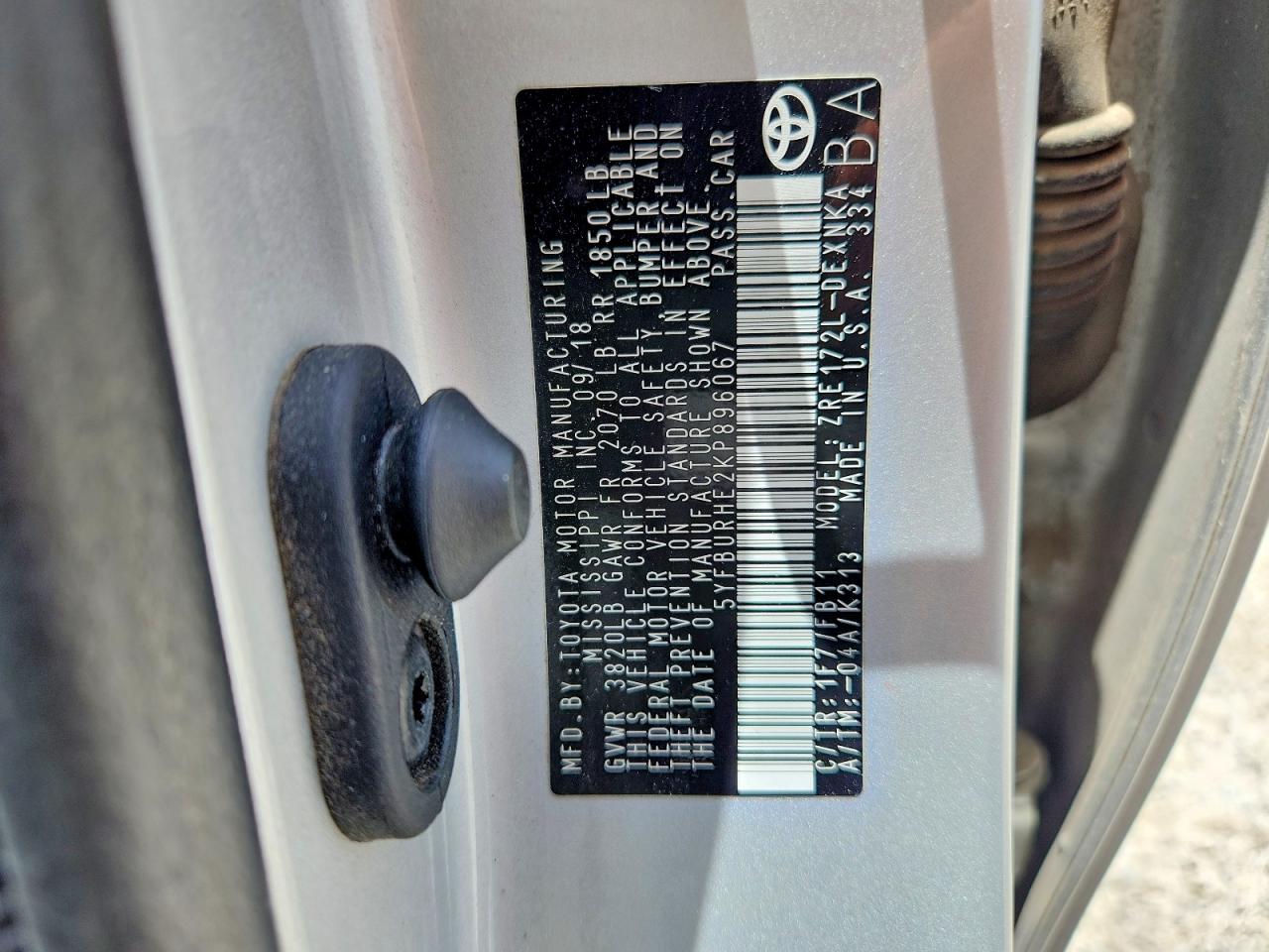 Toyota Corolla Le