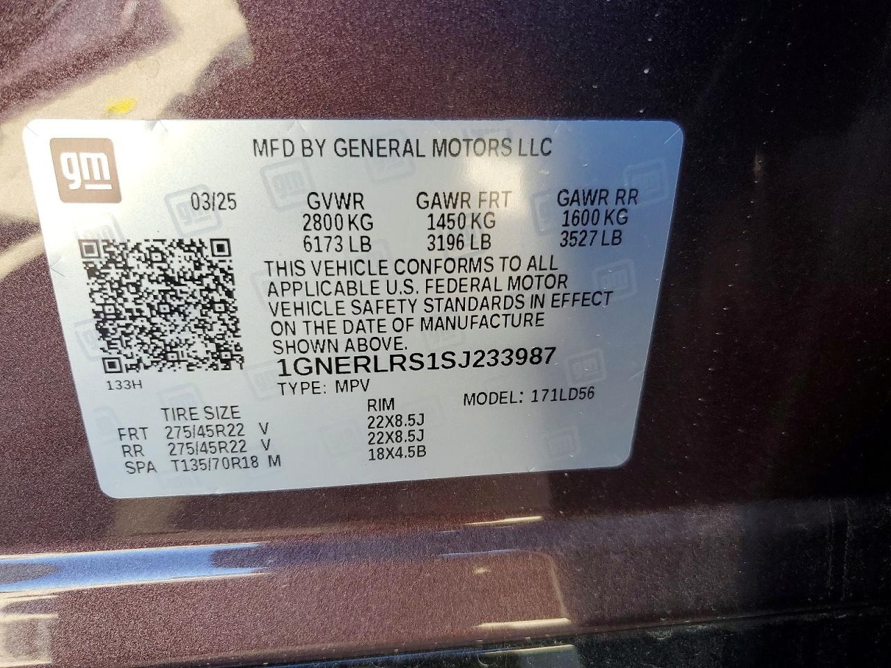 Chevrolet Traverse Rs