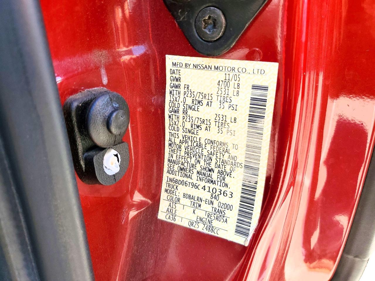 Nissan Frontier King Cab Xe