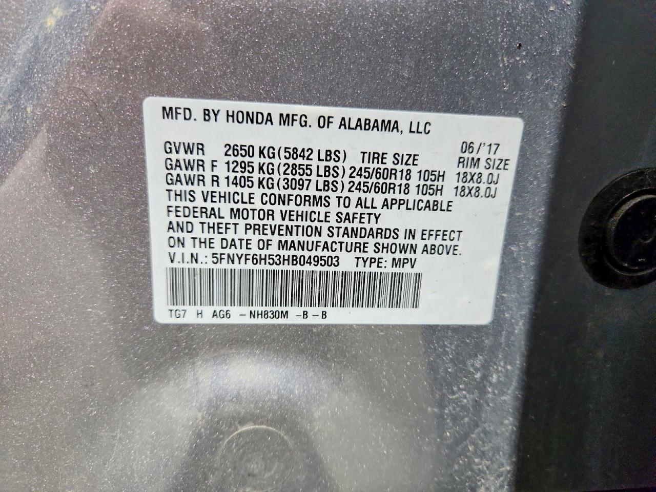 Honda Pilot Exl