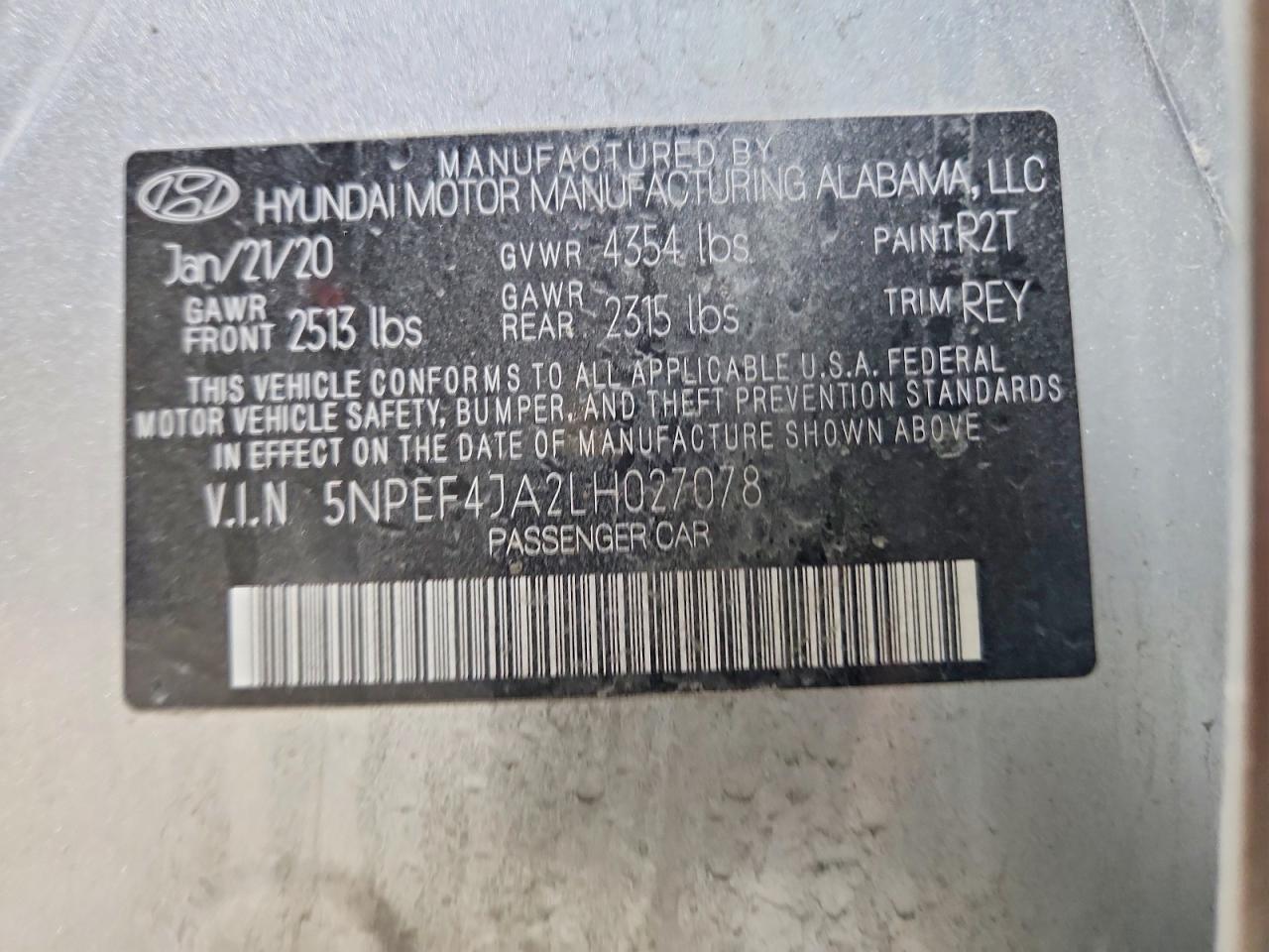 Hyundai SONATA Sel