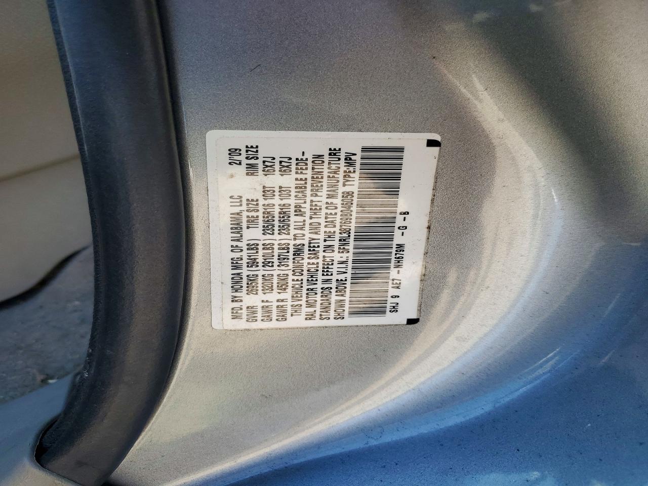 Honda Odyssey Exl