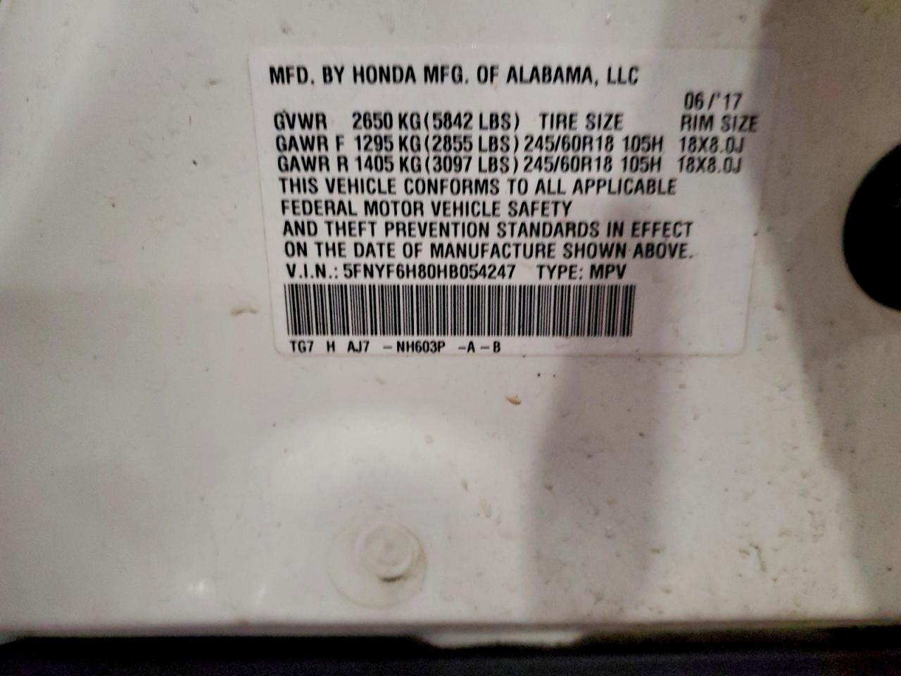 Honda Pilot Exl