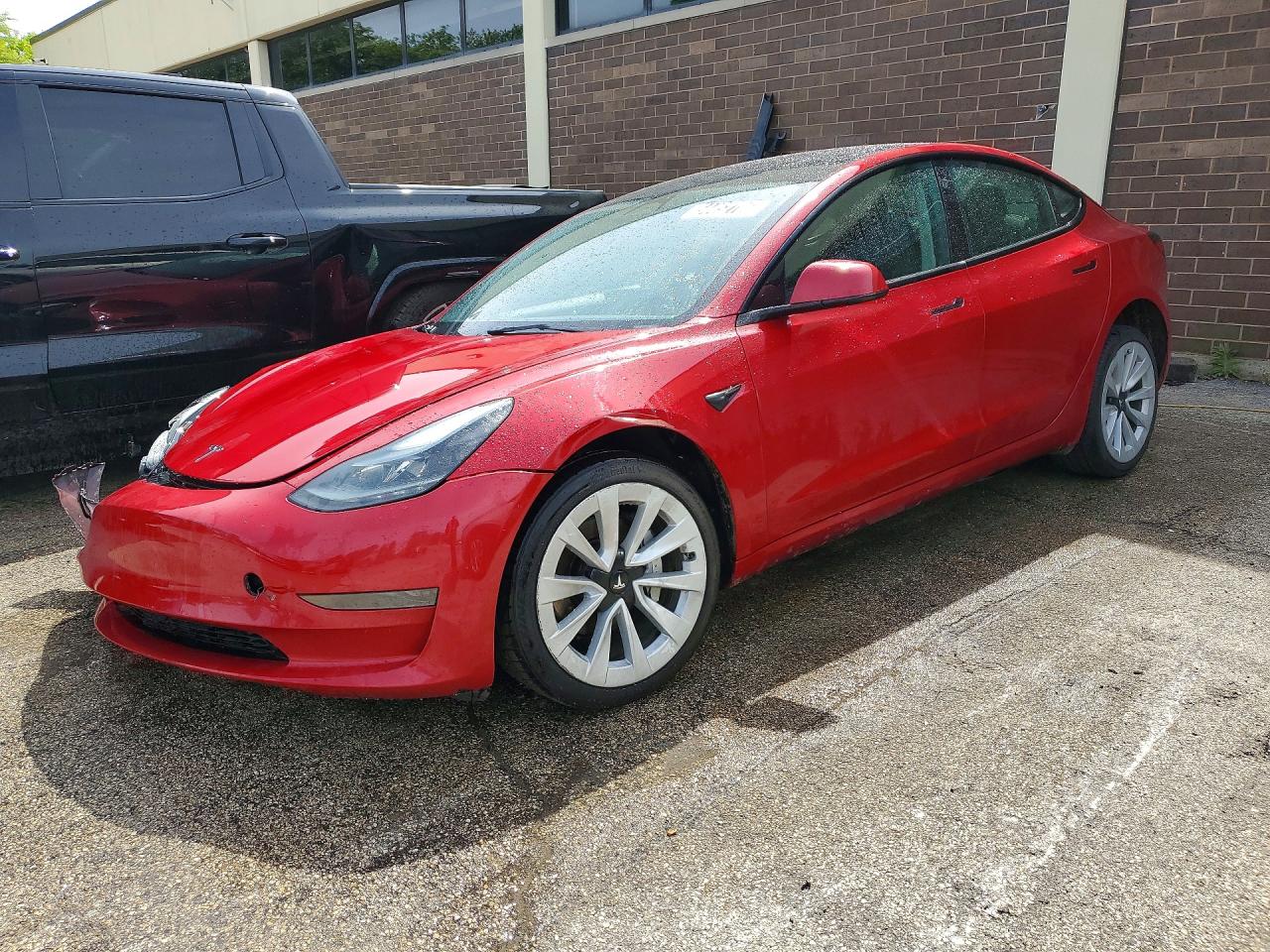 Salvage Tesla Model 3 Image