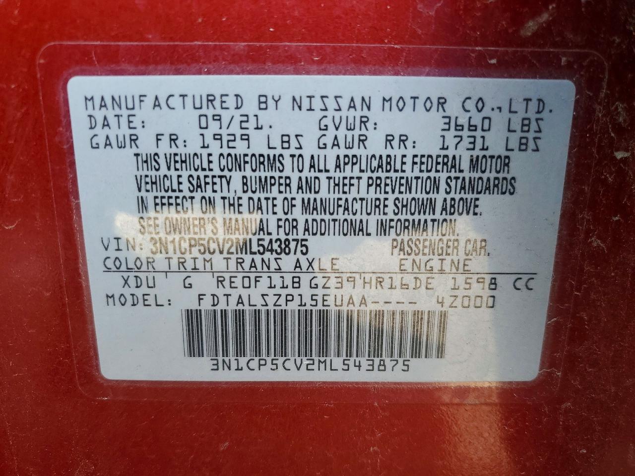 Nissan Kicks Sv