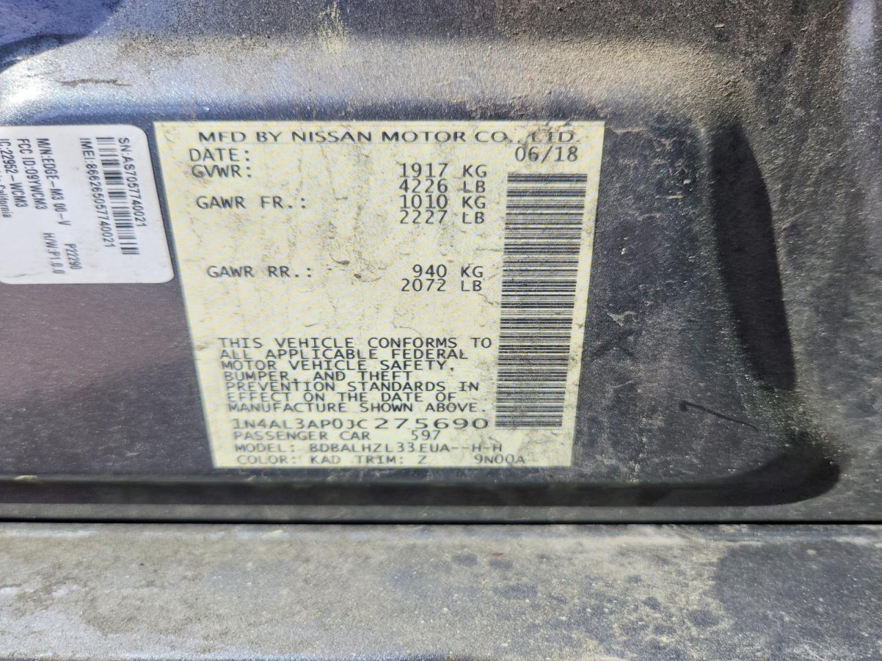 Nissan Altima 2.5 Sr
