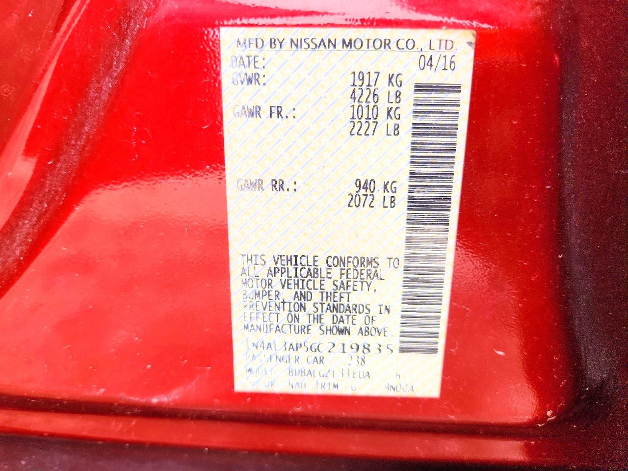 Nissan Altima 2.5 S