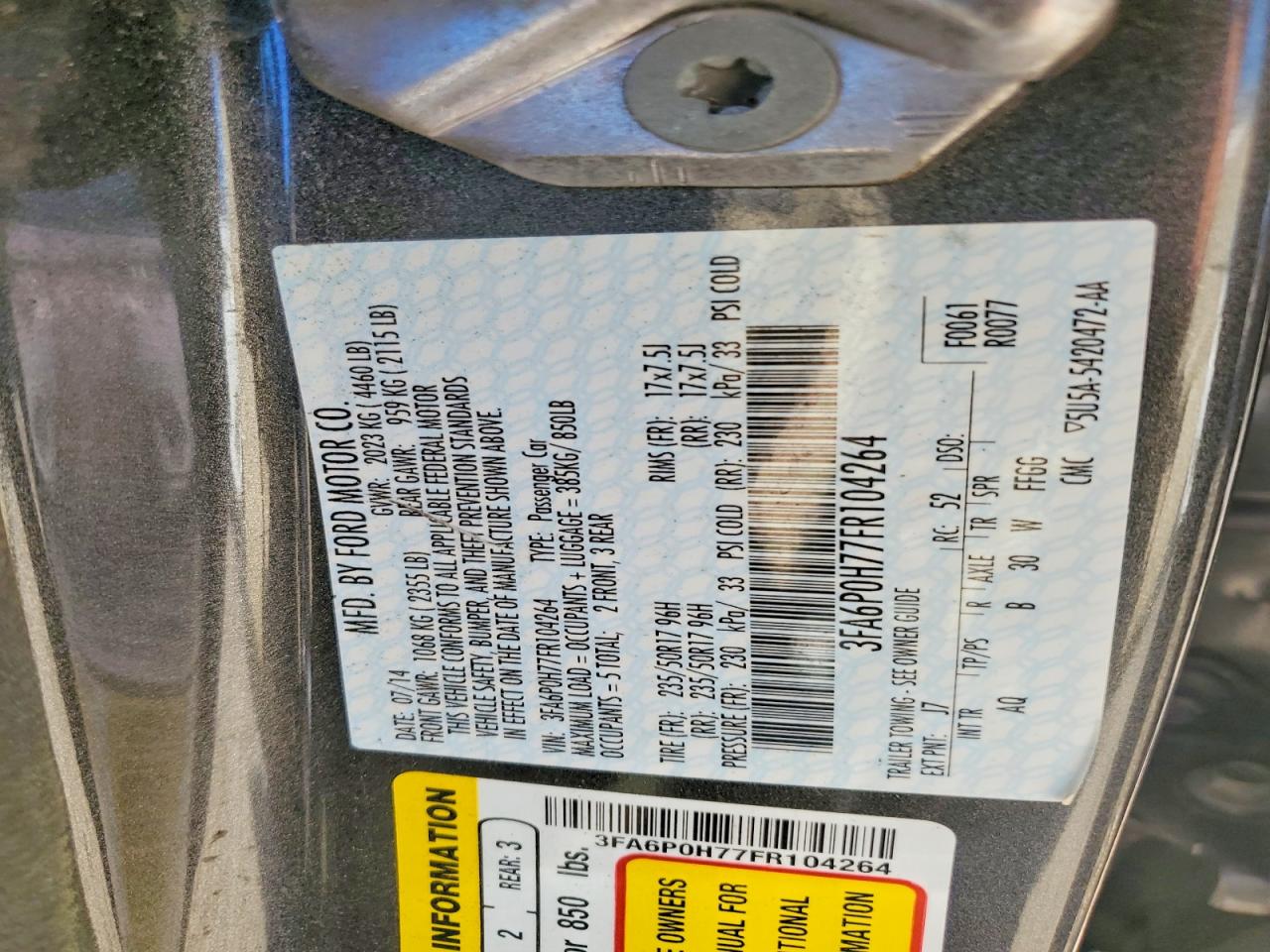 Ford Fusion S