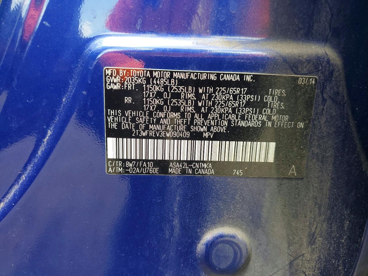 Toyota RAV4 Xle