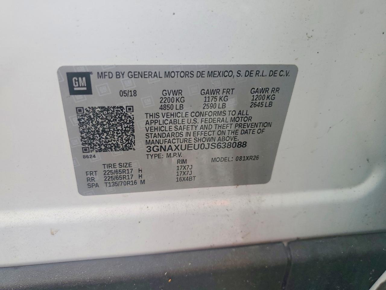 Chevrolet Equinox Lt