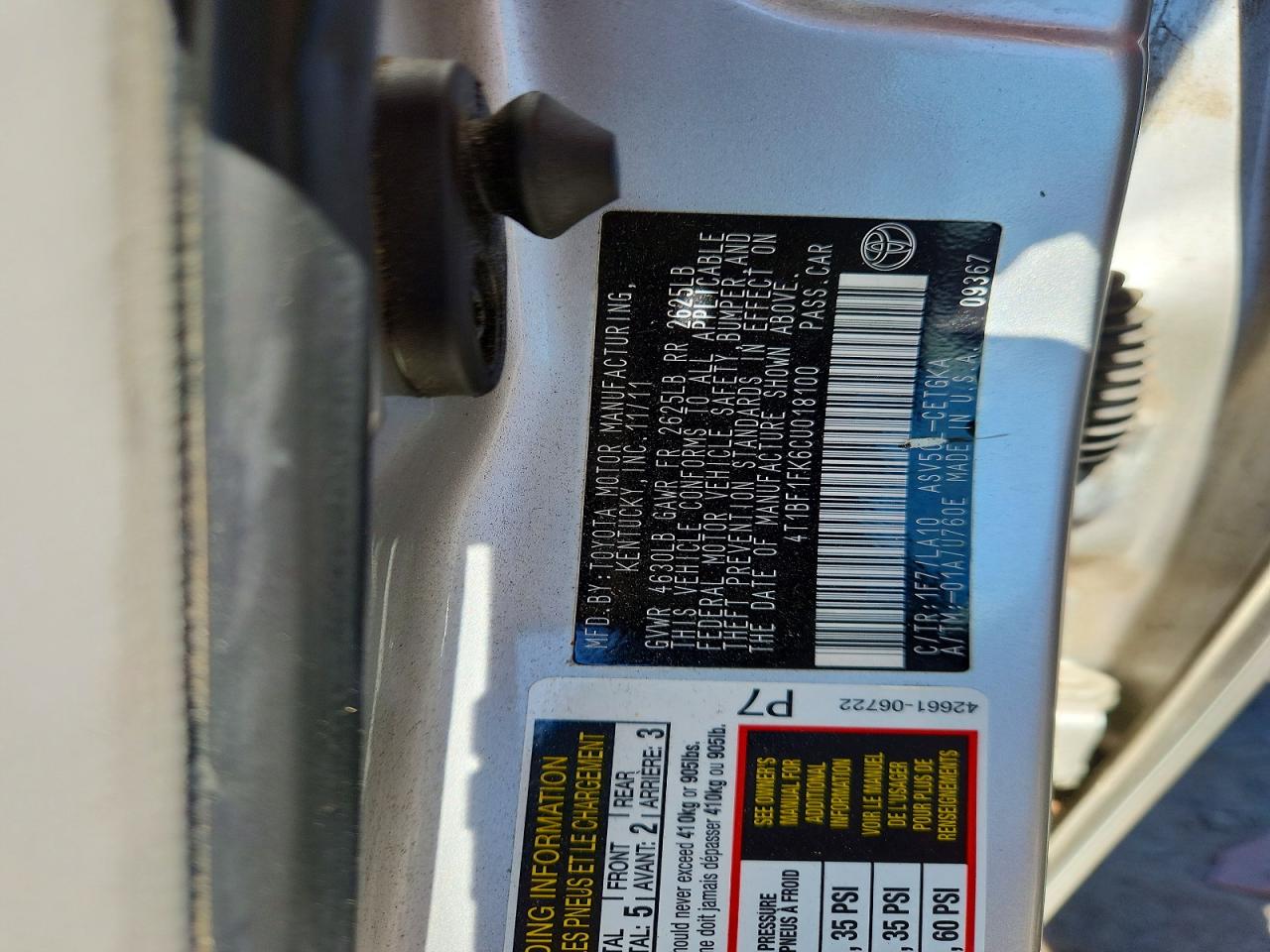 Toyota Camry Xle