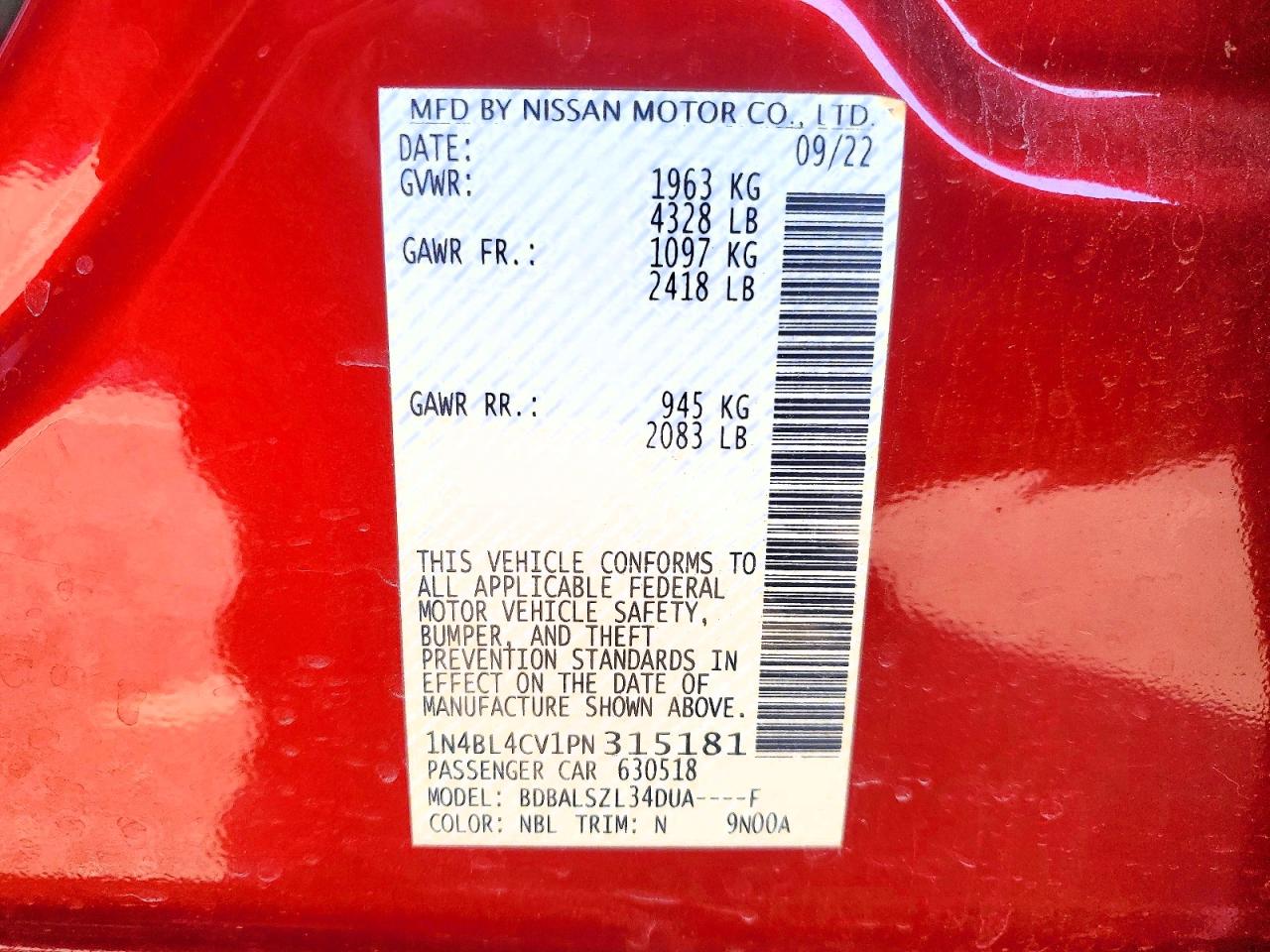 Nissan Altima Sr