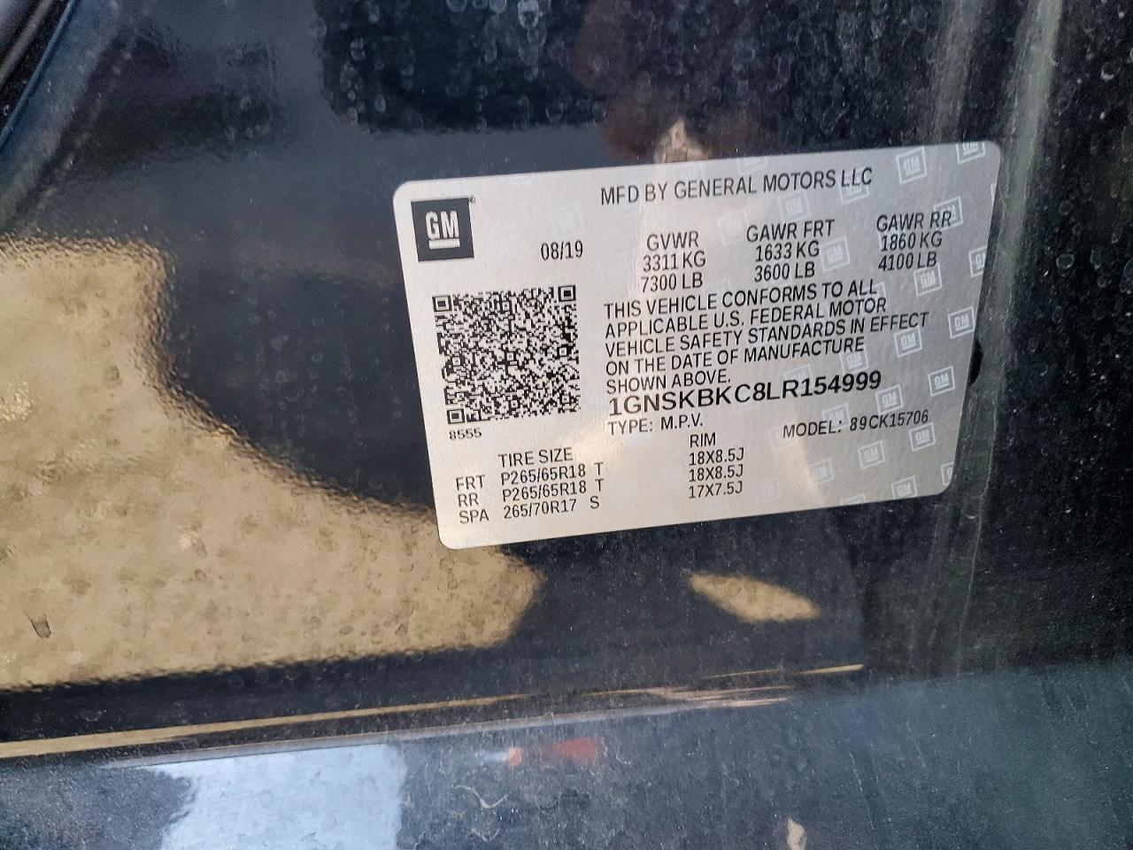 Chevrolet Tahoe K1500 Lt