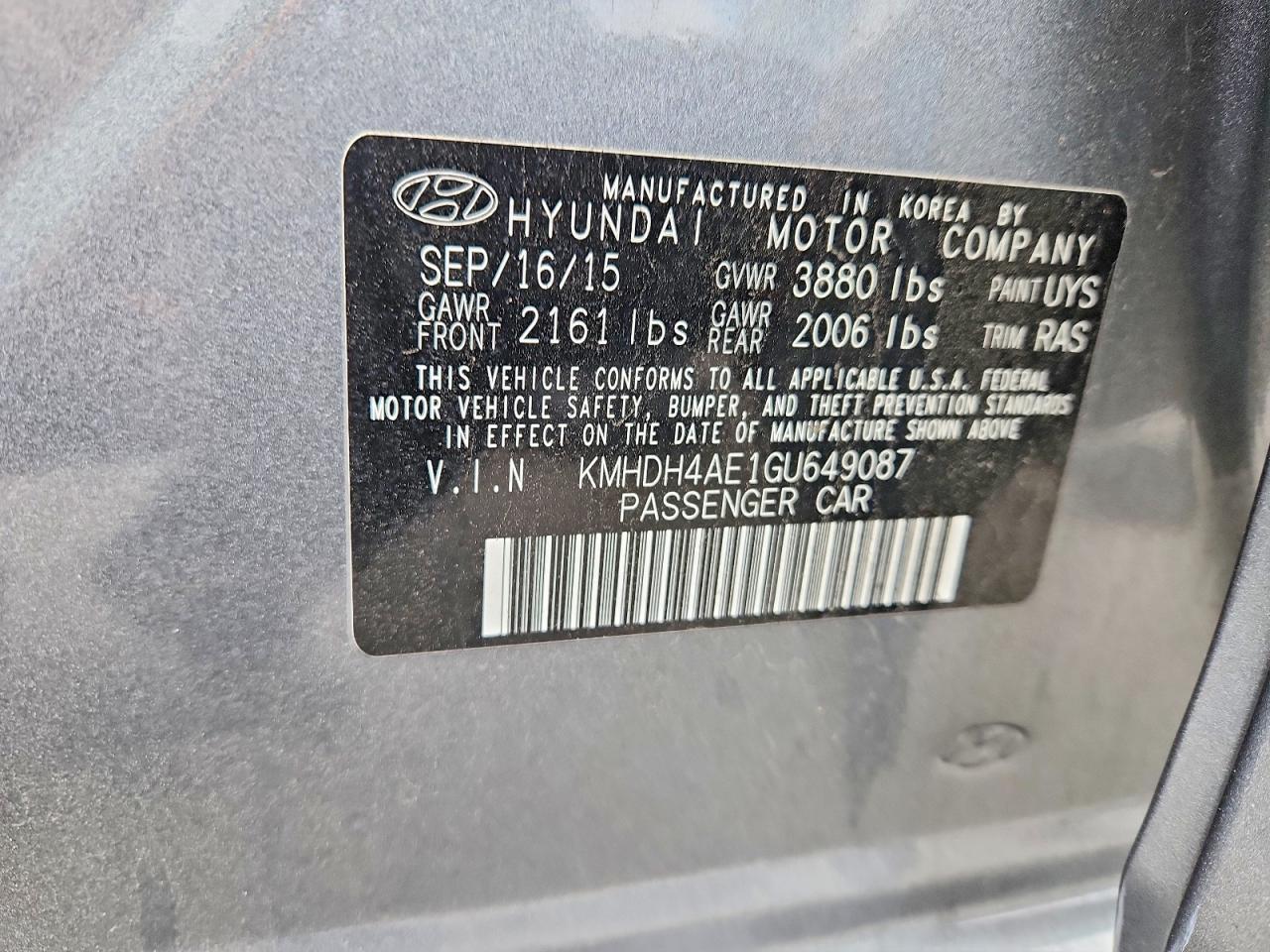 Hyundai ELANTRA Se