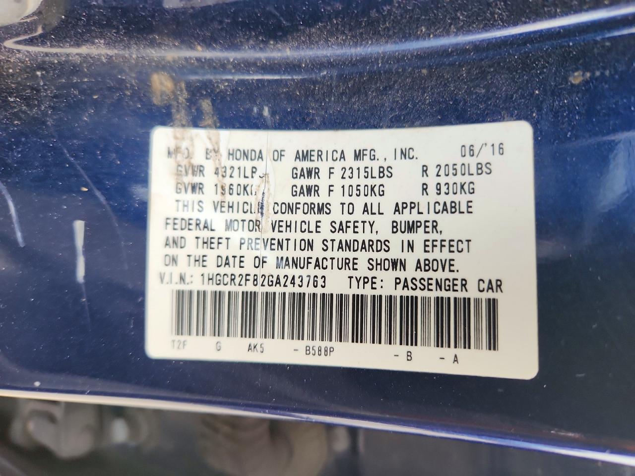 Honda Accord Exl