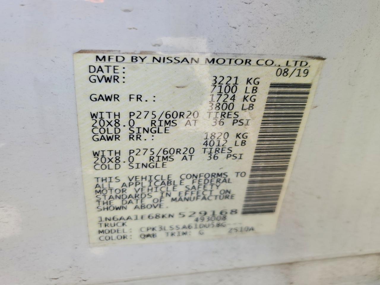 Nissan Titan Sv