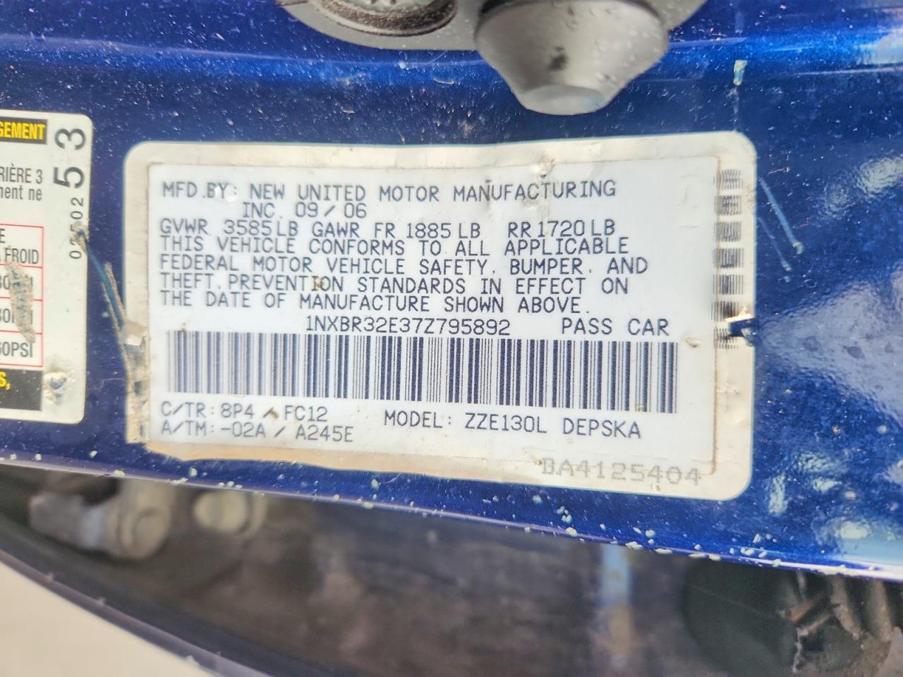 Toyota Corolla S