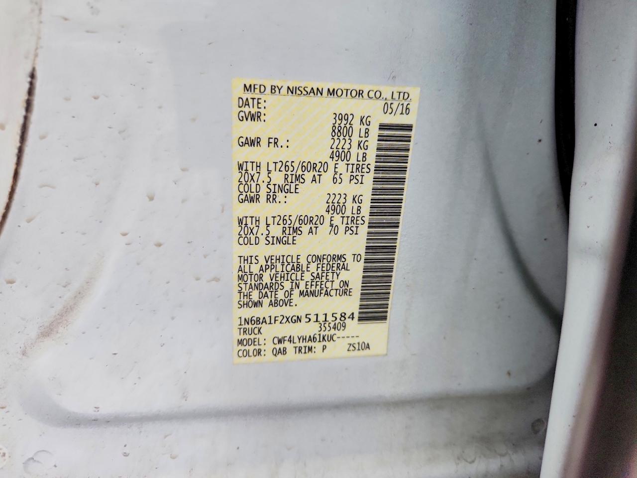 Nissan Titan Platinum Reserve