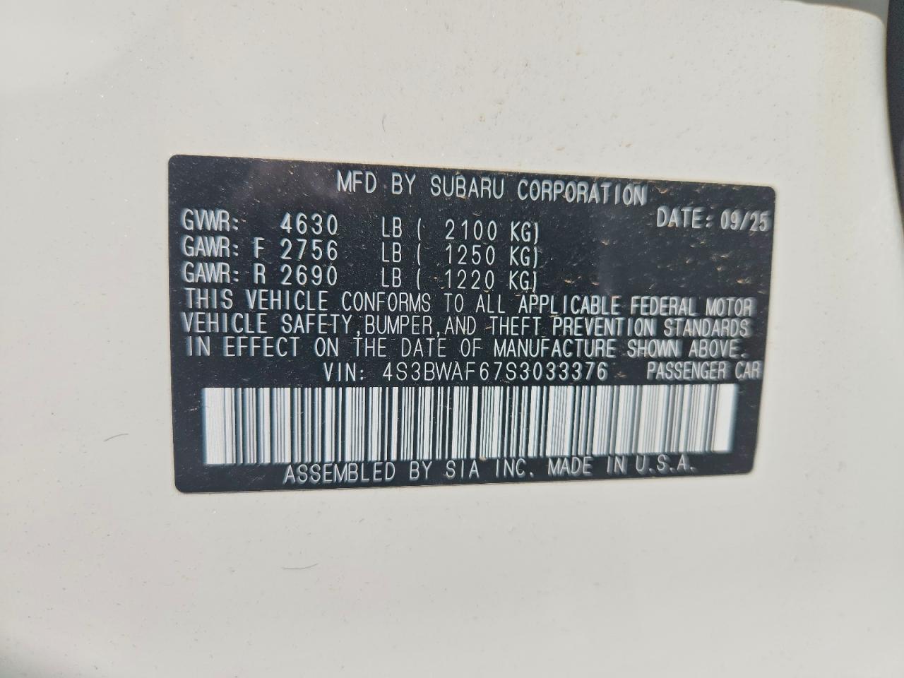 Subaru Legacy Premium