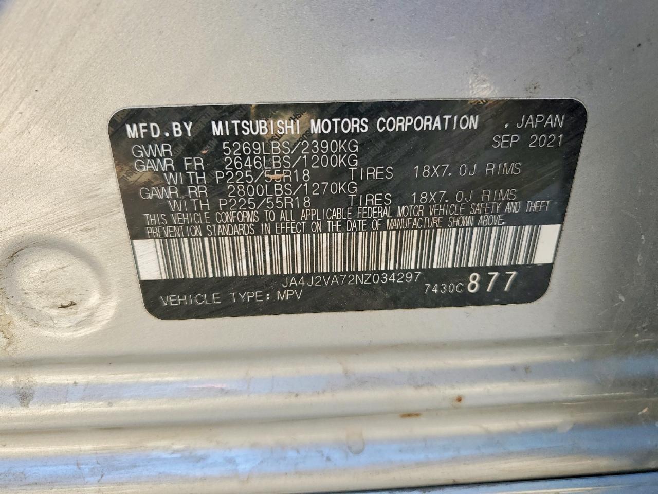 Mitsubishi Outlander Sel