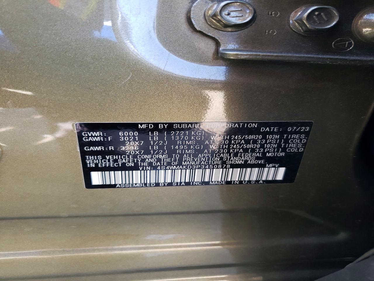 Subaru Ascent Limited