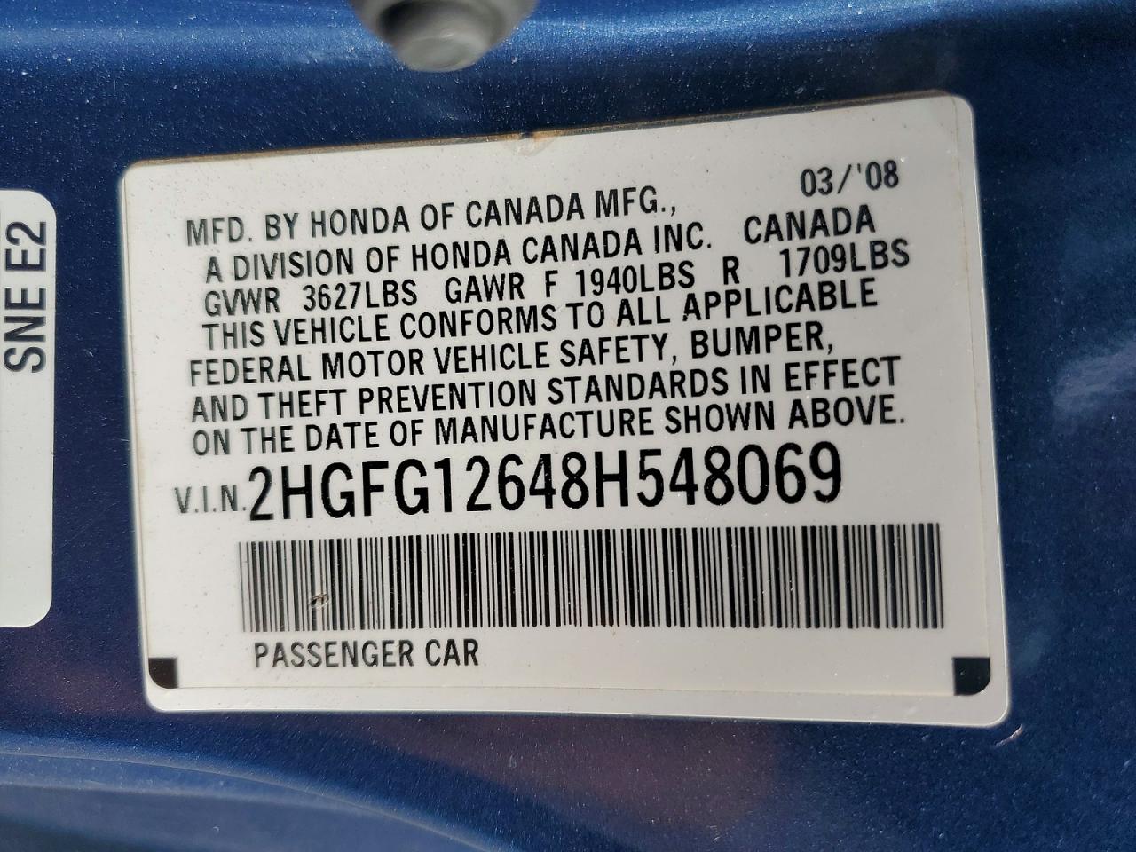 Honda Civic Lx