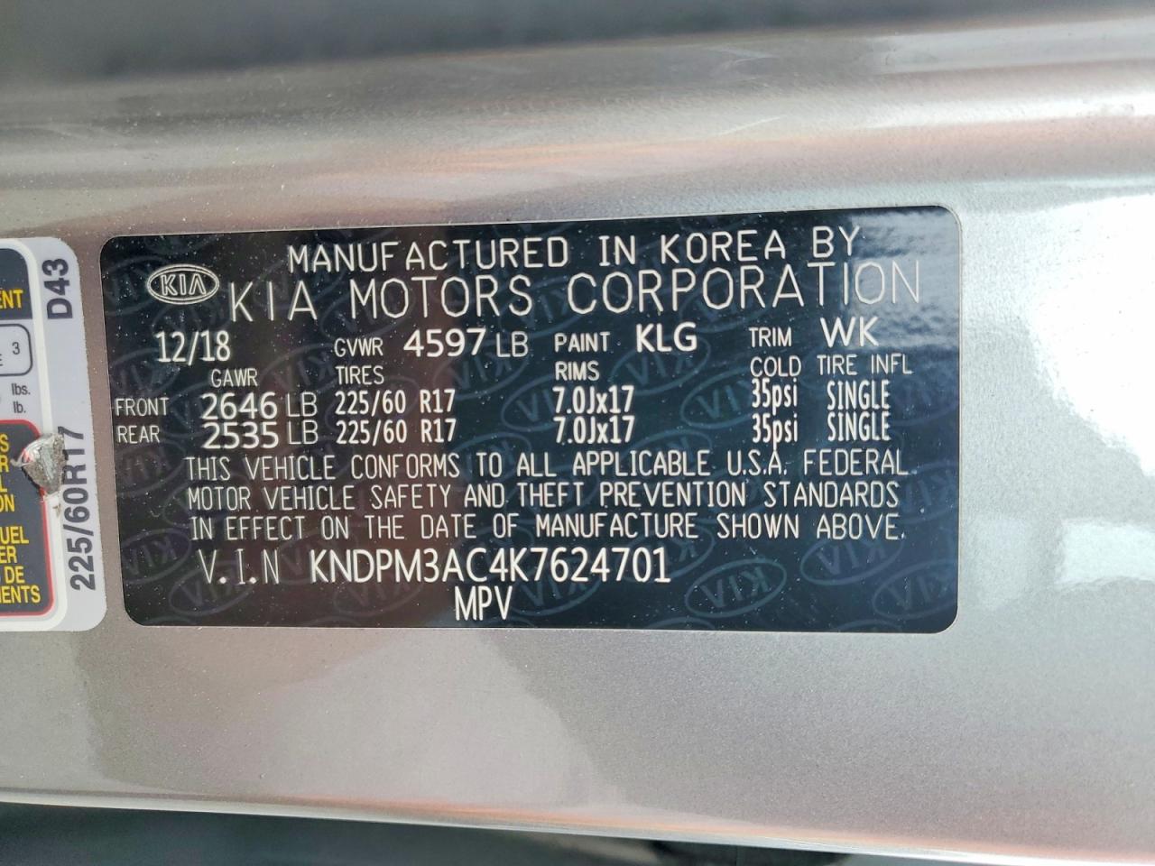Kia Sportage Lx