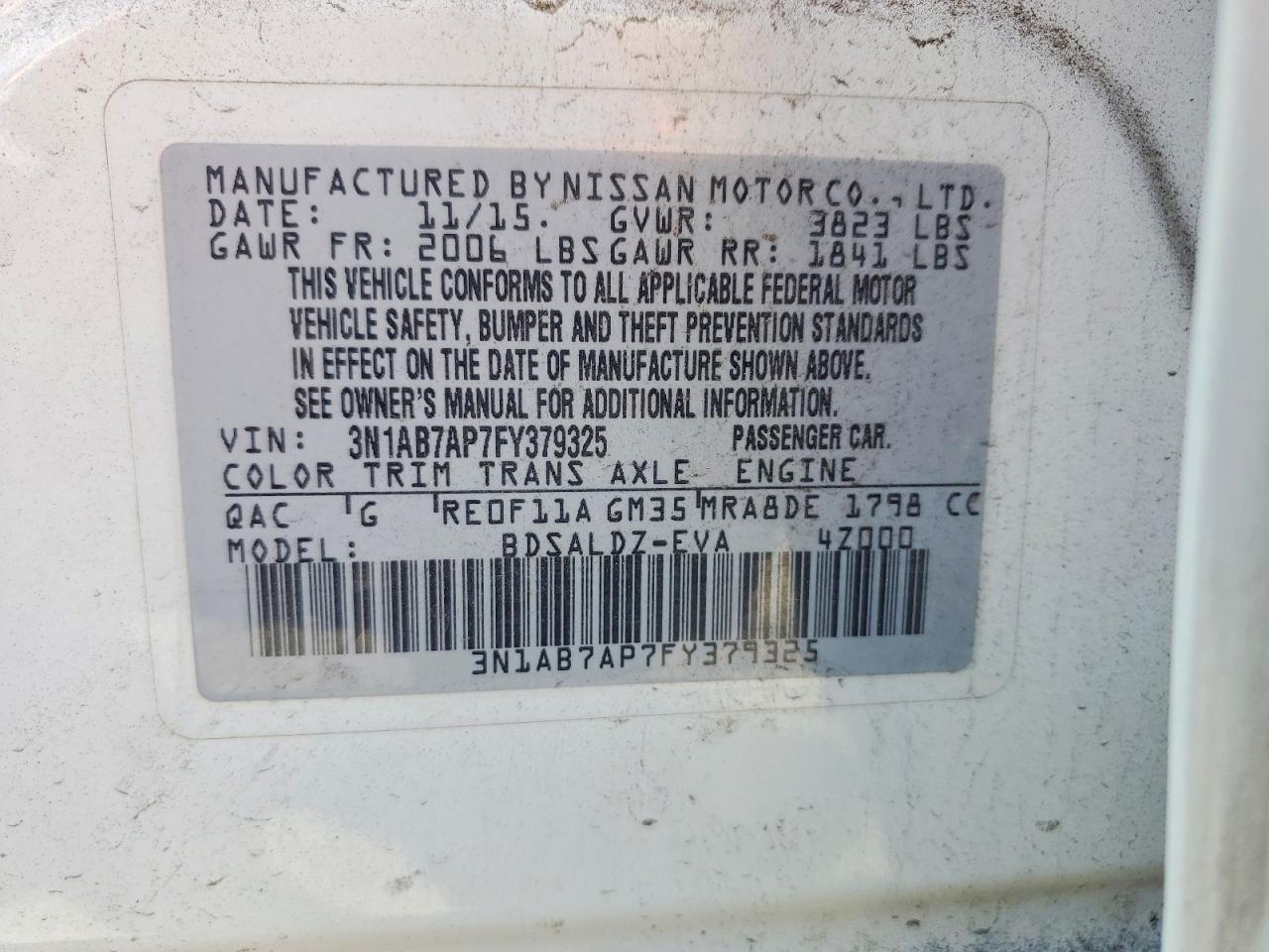 Nissan Sentra Sv