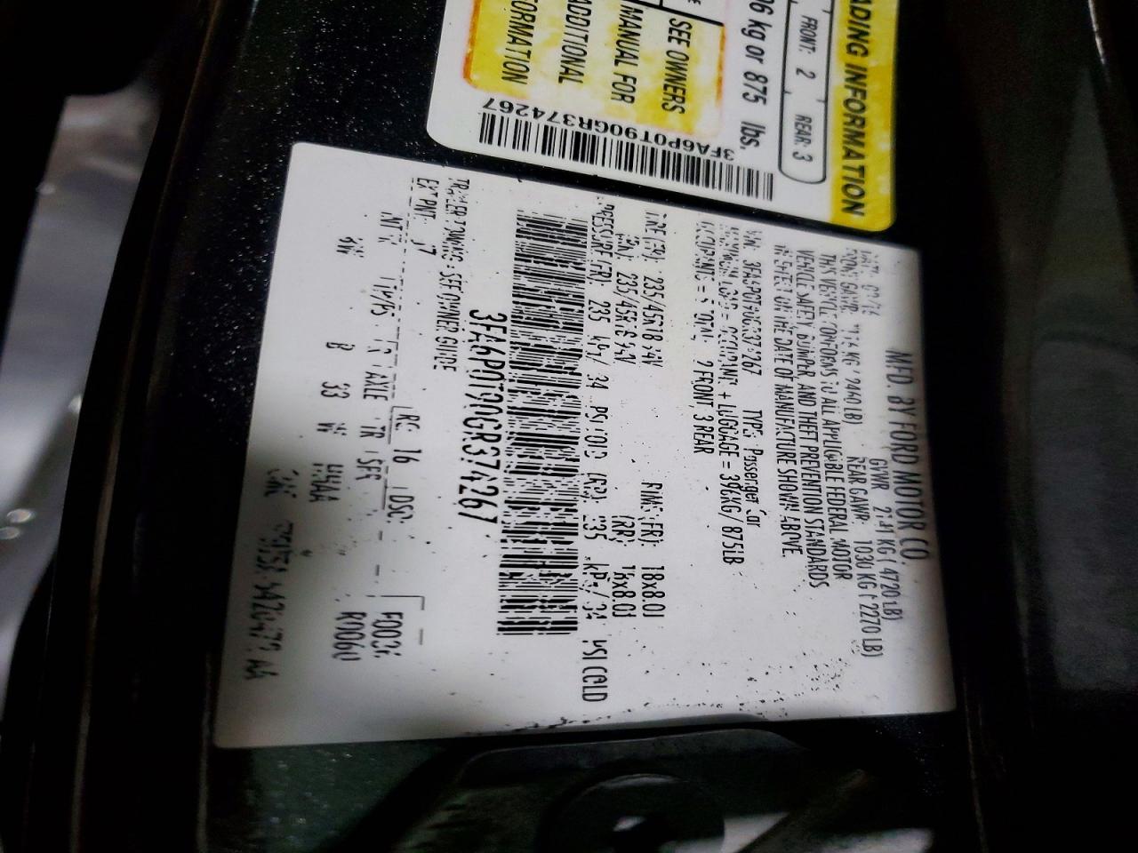 Ford Fusion Se