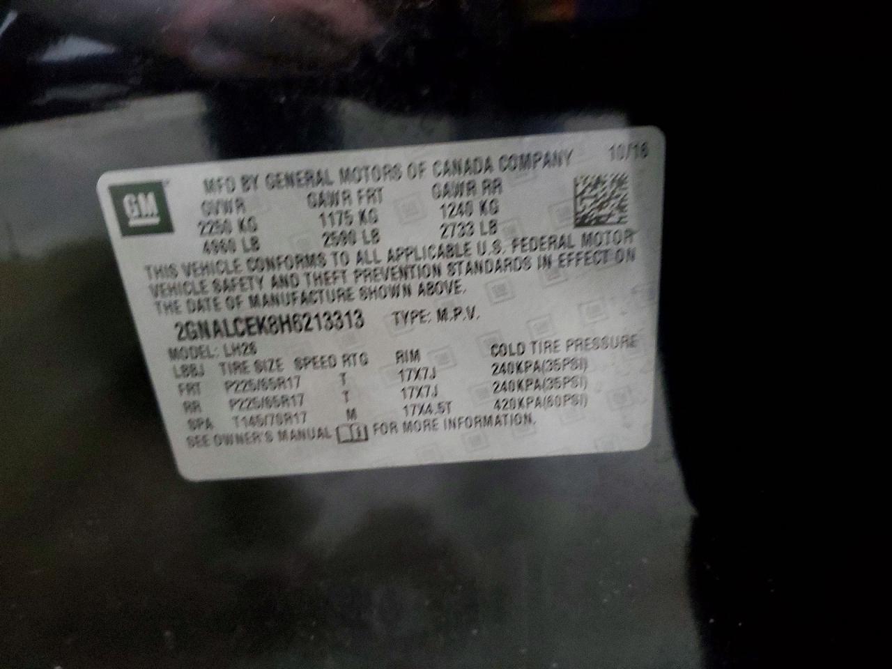 Chevrolet Equinox Lt