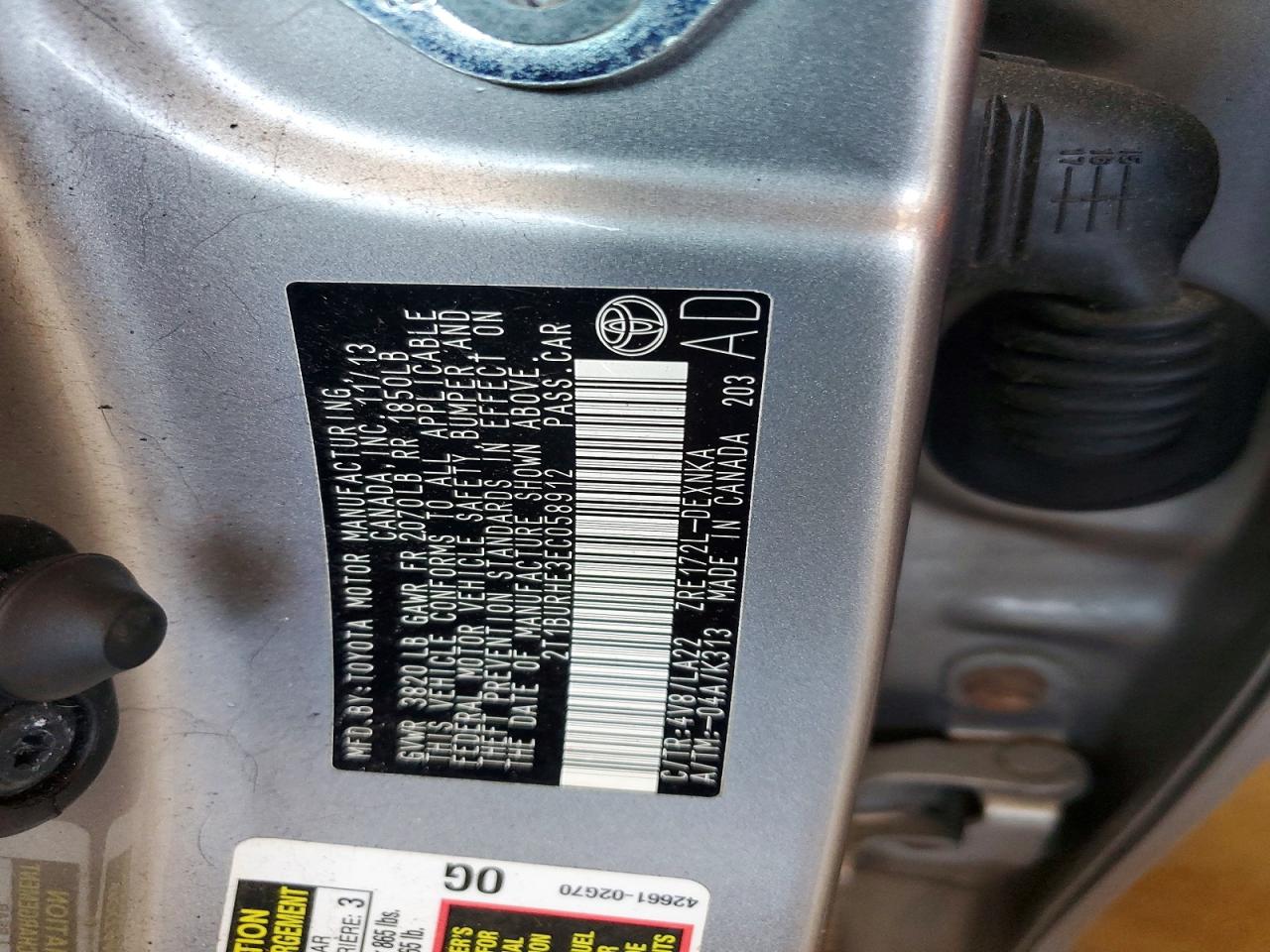 Toyota Corolla Le Premium