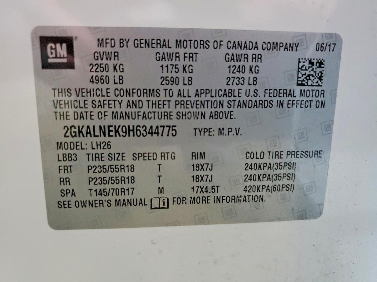 GMC Terrain Sle
