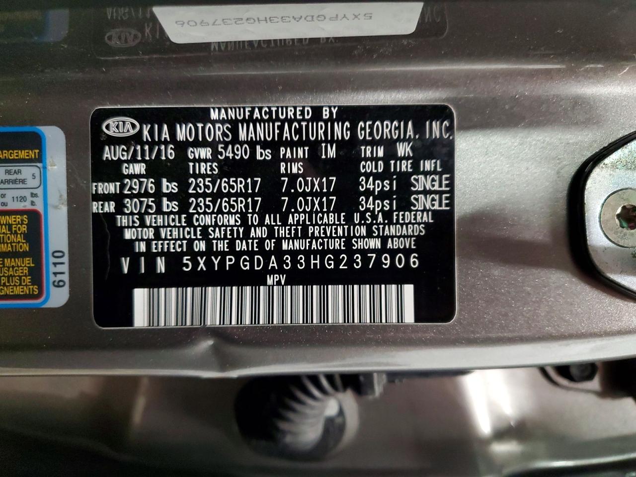 Kia Sorento Lx