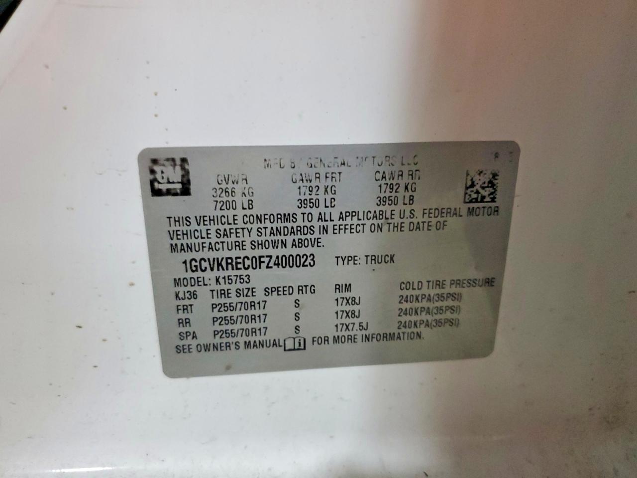 Chevrolet Silverado K1500 Lt
