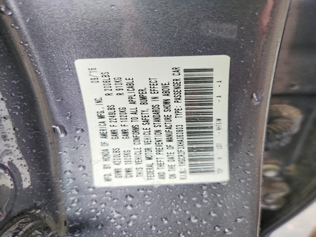 Honda Accord Lx