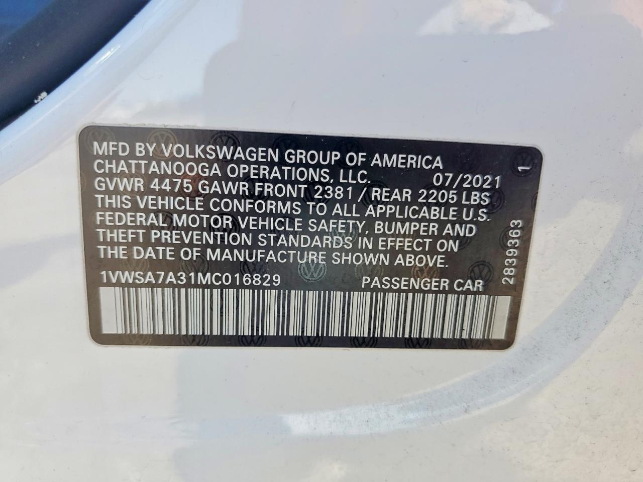 Volkswagen Passat Se