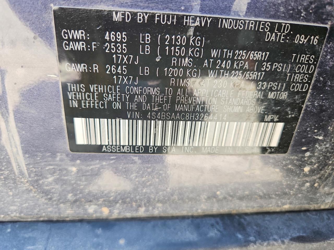 Subaru Outback 2.5i