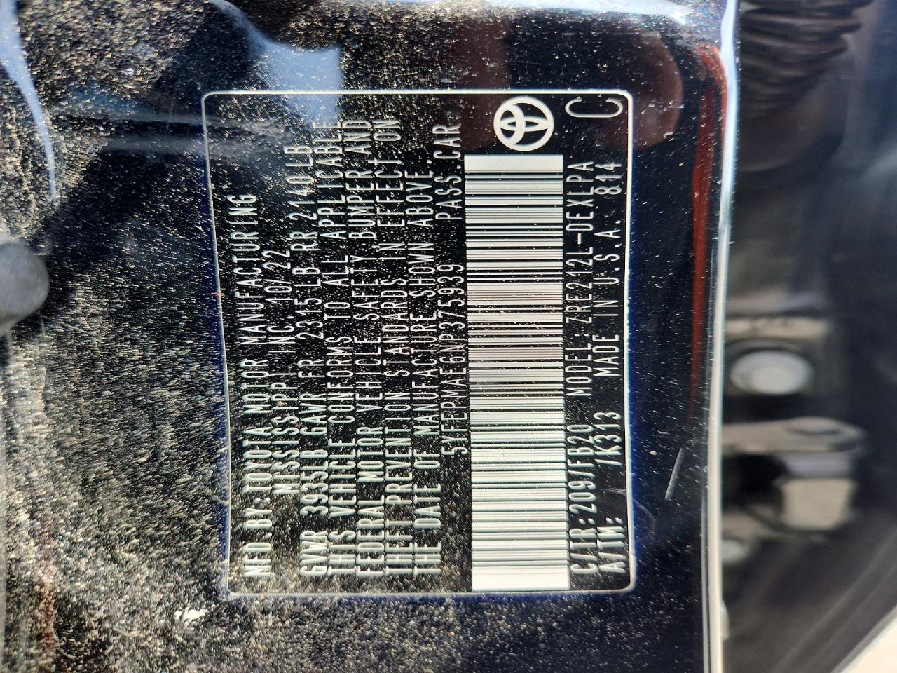 Toyota Corolla Le