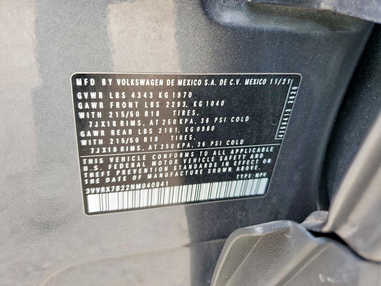 Volkswagen Taos Se