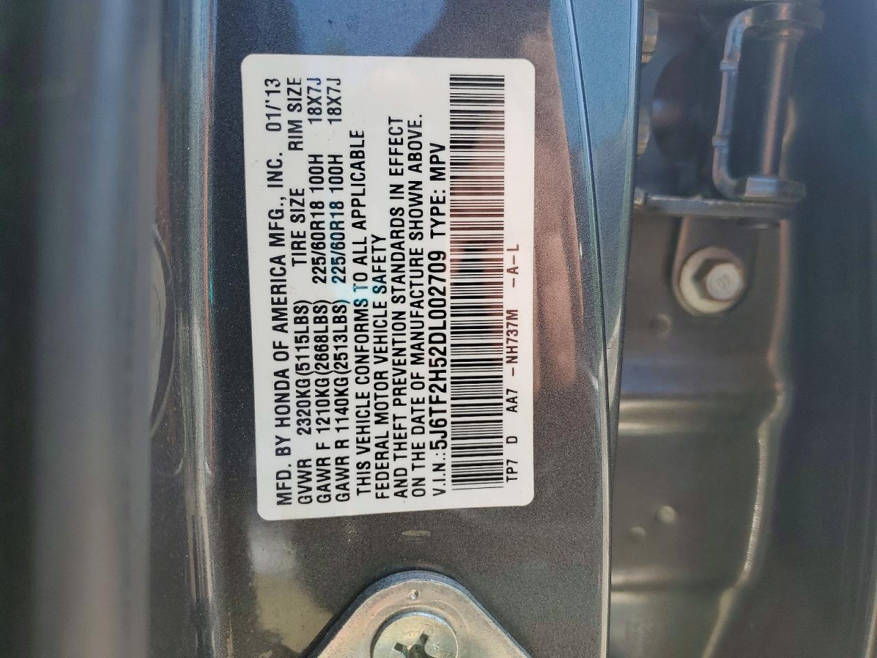Honda Crosstour Exl