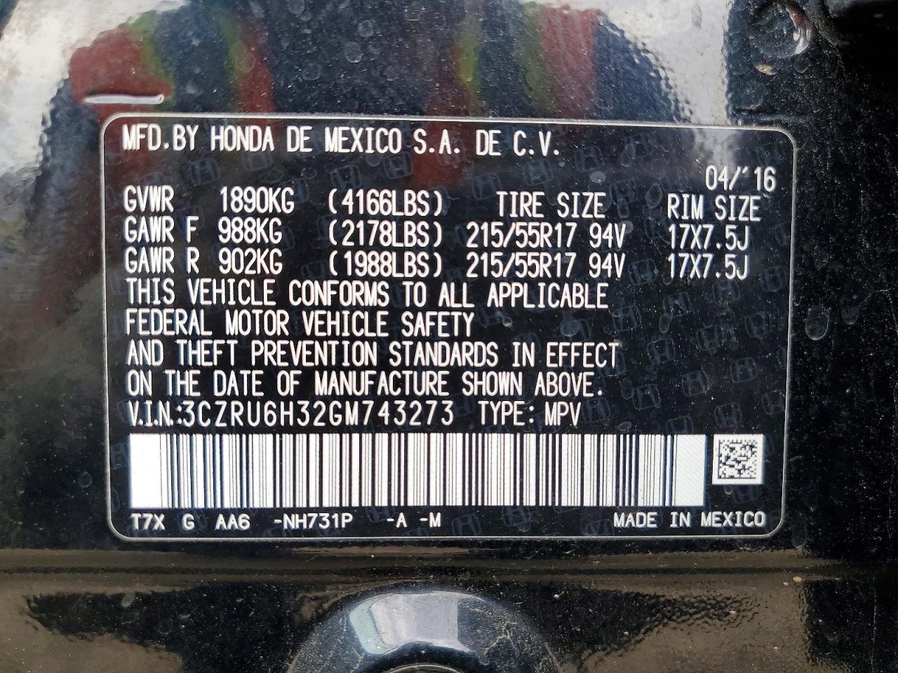 Honda HR-V Lx
