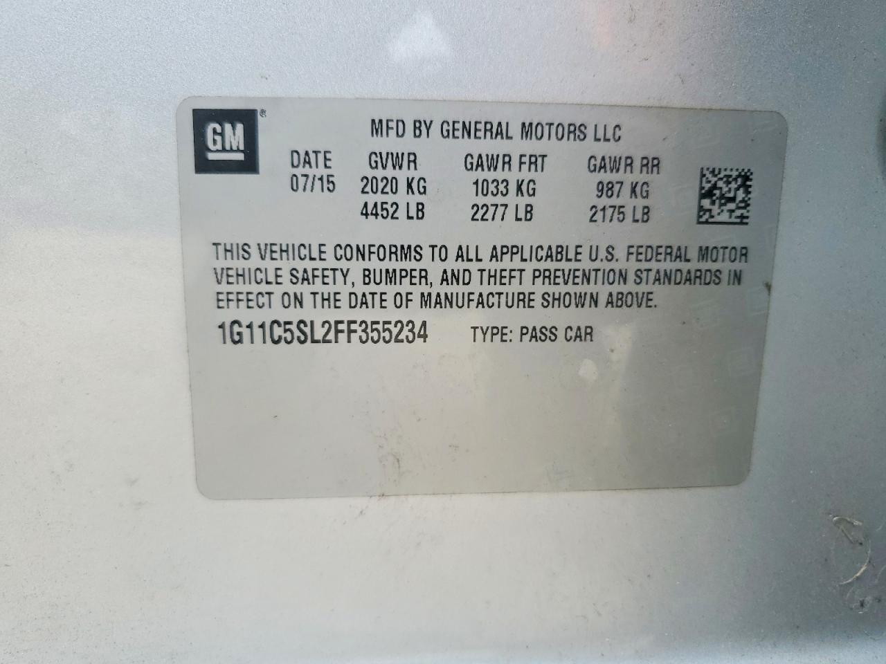 Chevrolet Malibu 1lt