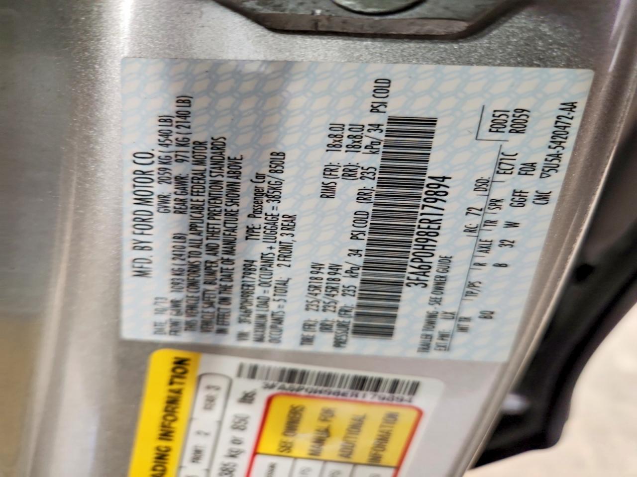 Ford Fusion Se