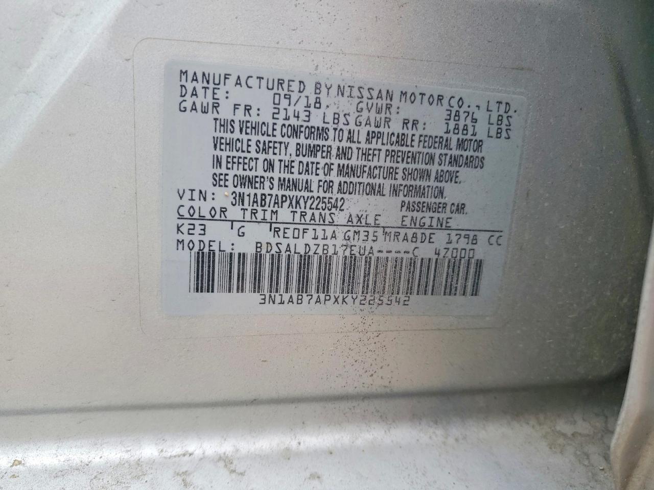 Nissan Sentra Sv