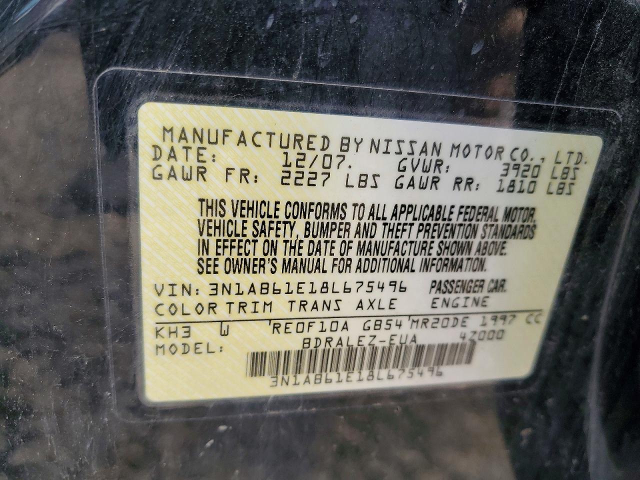 Nissan Sentra 2.0