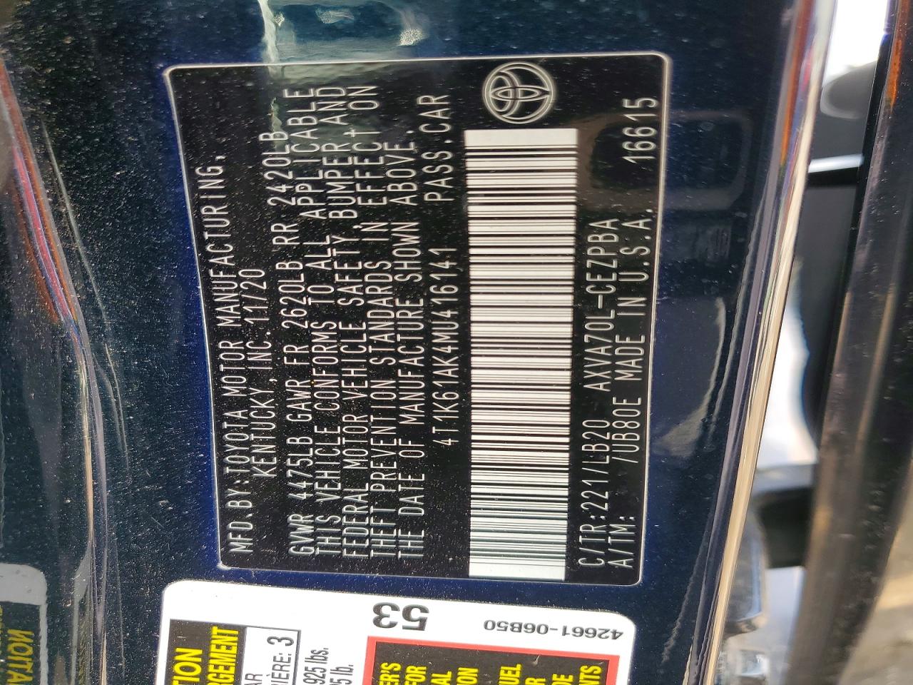 Toyota Camry Xse