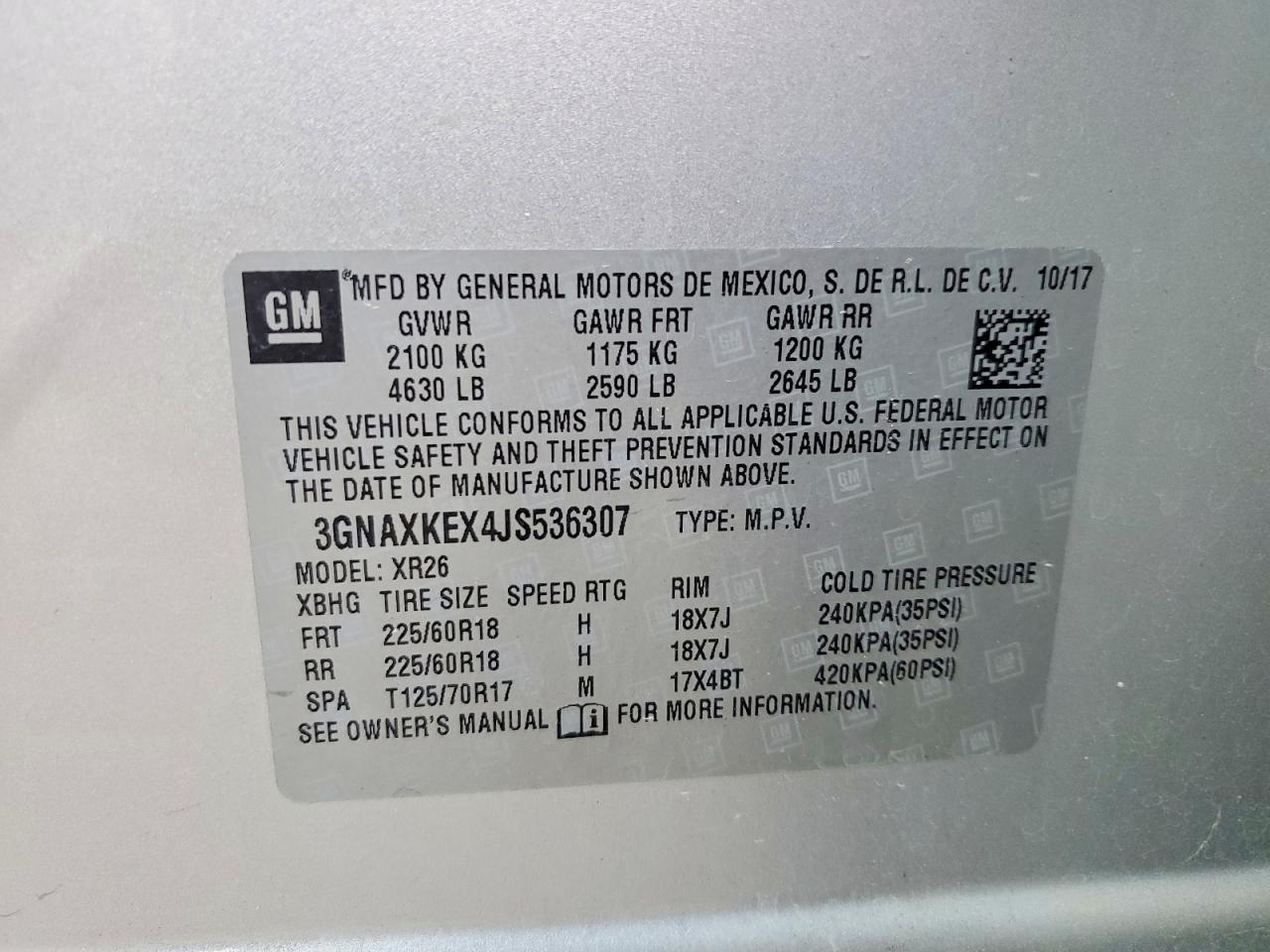 Chevrolet Equinox Lt