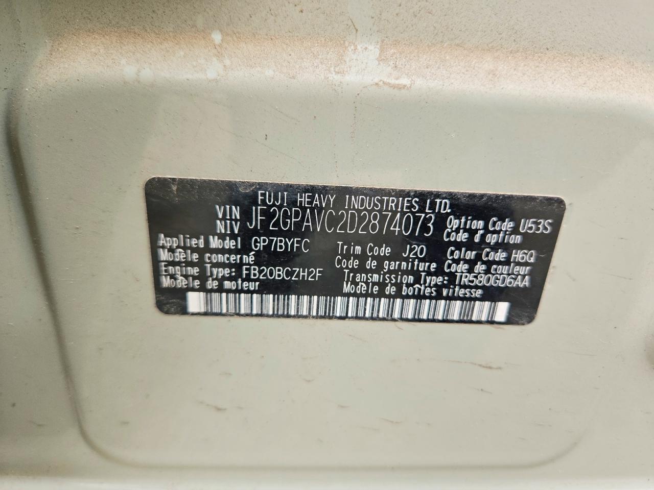 Subaru Xv 2.0 Premium